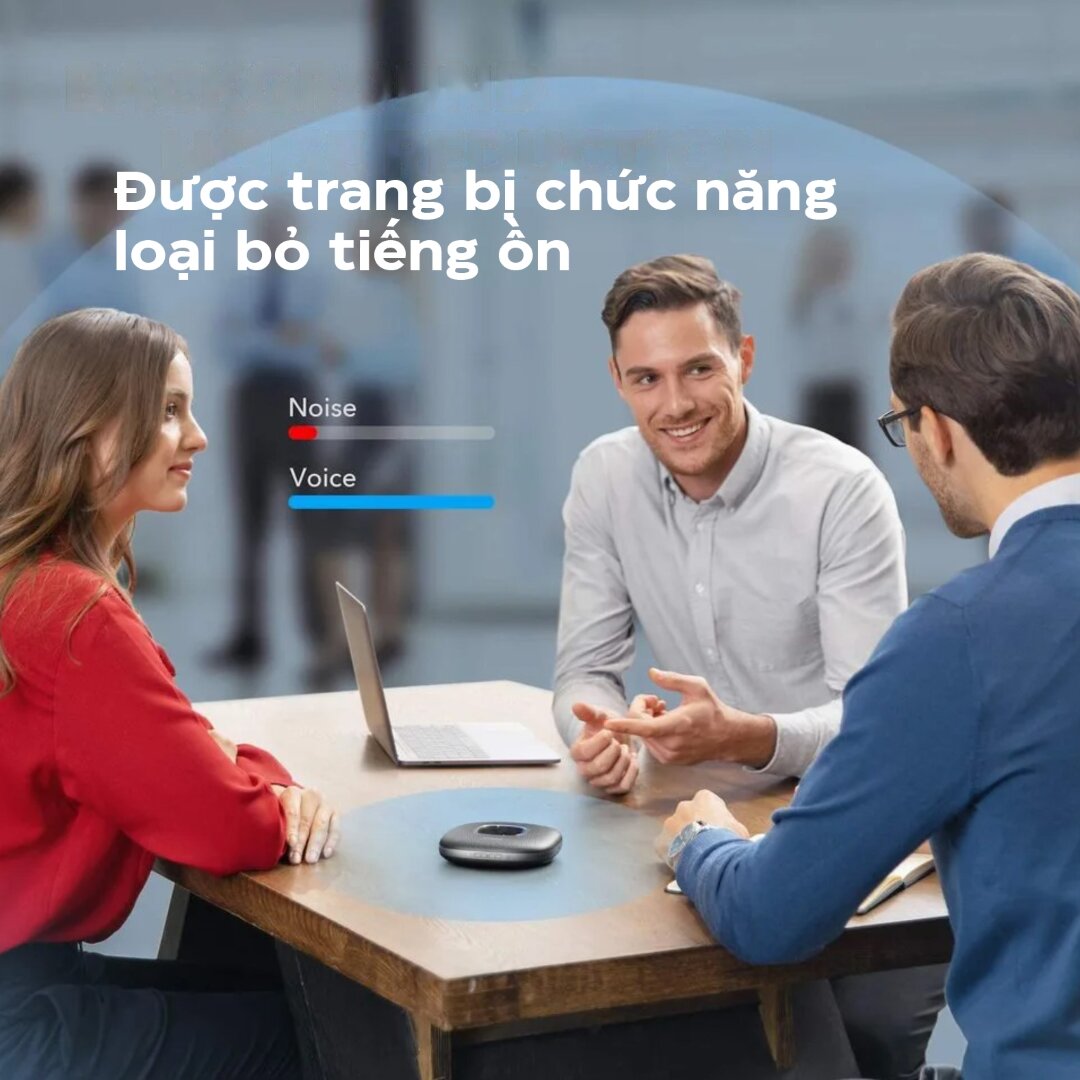 Loa hội nghị không dây Anker PowerConf - A3301 - Màu đen