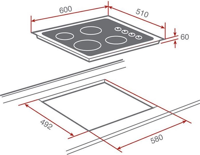 Bếp điện TEKA VT CM phù hợp hầu hết các loại nồi, chảo