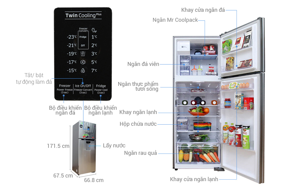 Tủ lạnh Samsung RT38K5982SL/SV giá rẻ, có trả góp