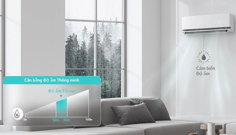 Điều hòa LG Inverter 9000 BTU 1 chiều IPC09M1 gas R-32 6 Điều hòa LG Inverter 9000 BTU 1 chiều IPC09M1