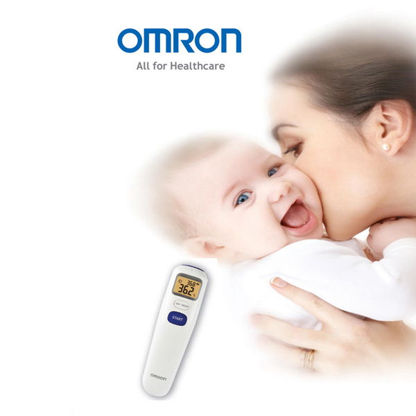 Nhiệt kế hồng ngoại đo trán OMRON MC-720 Nhiệt kế hồng ngoại đo trán OMRON MC-720
