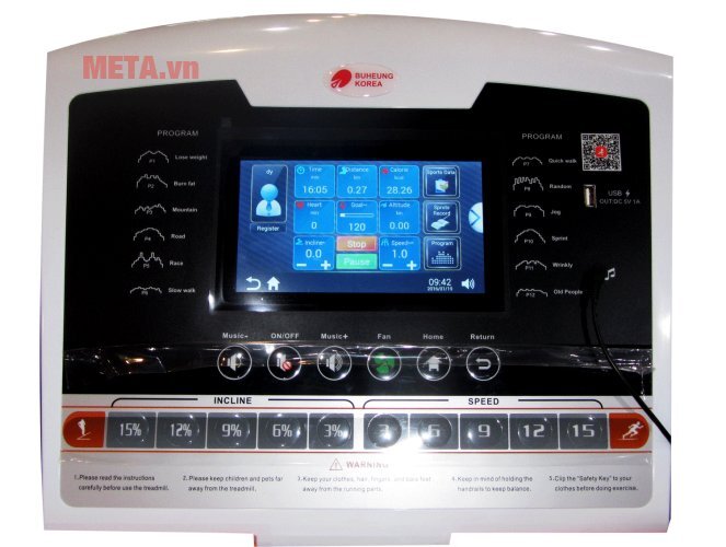 Máy chạy bộ điện Buheung MK-222