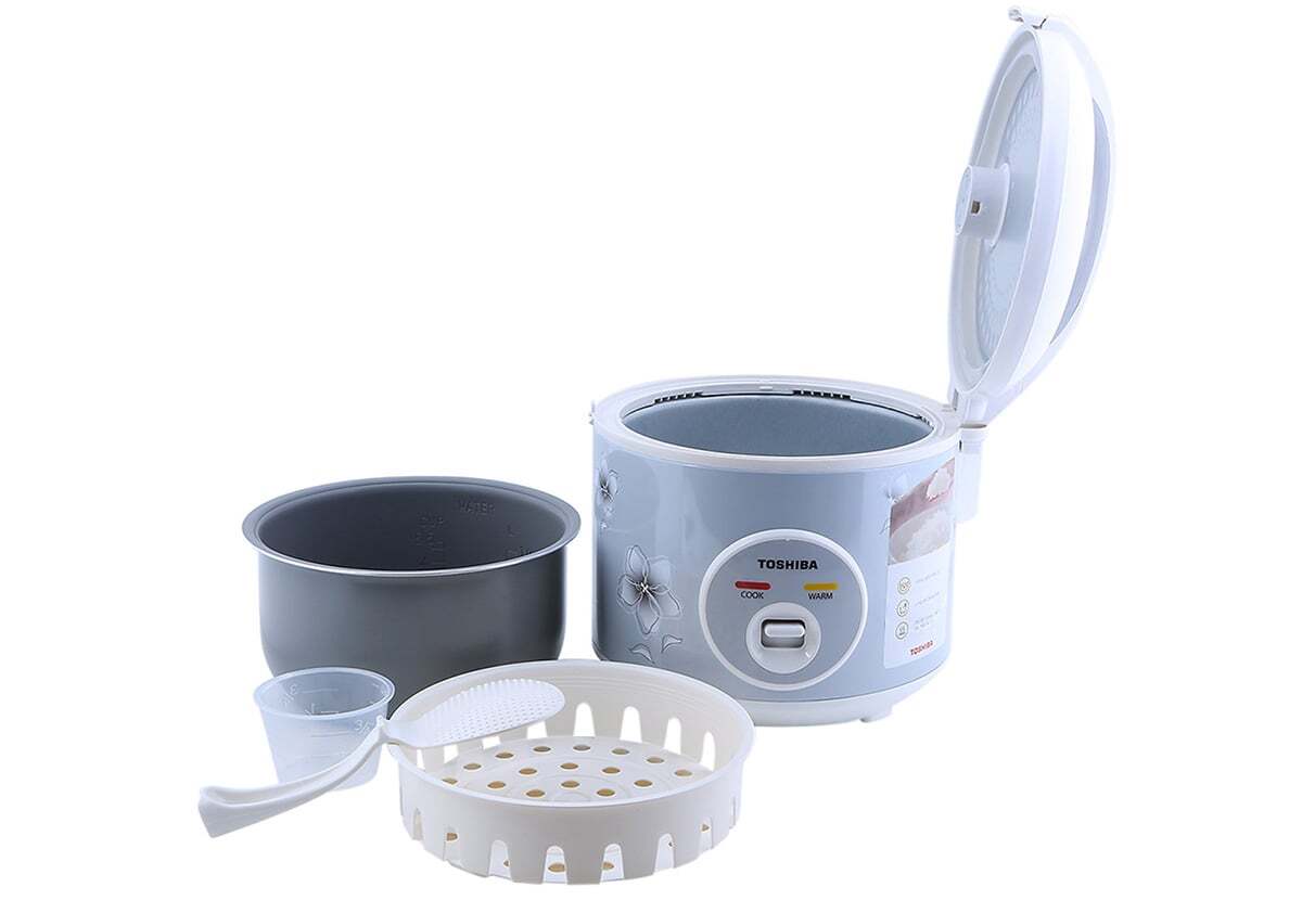 Nồi cơm điện Toshiba RC-10JFM(H)VN được trang bị 3 chế độ tiện dụng, có đi kèm đầy đủ phụ kiện Nồi cơm điện Toshiba RC-10JFM(H)VN được trang bị 3 chế độ tiện dụng, có đi kèm đầy đủ phụ kiện