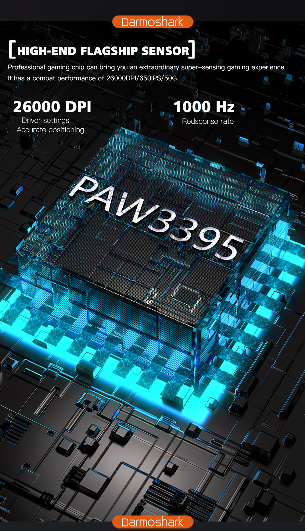 Chuột không dây Darmoshark M3 7