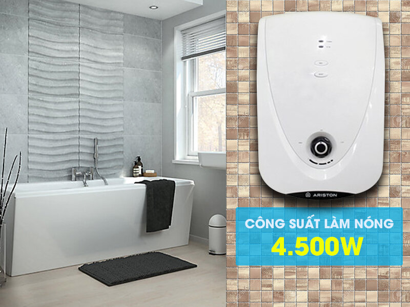 Máy nước nóng Ariston VR-E4522E-WH W/White Máy nước nóng Ariston VR-E4522E-WH W/White