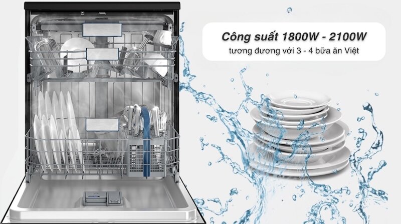 Máy rửa bát độc lập 14 bộ Hitachi HDF-F146VX sử dụng công nghệ hiện đại