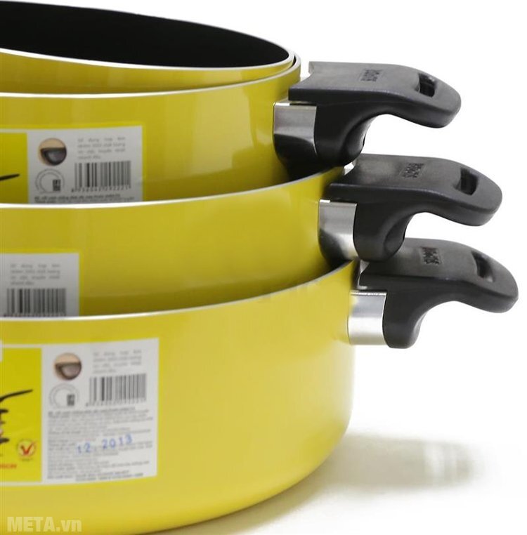 Bộ nồi canh chống dính sắc màu 4 chiếc Supor S08A-T4