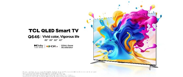 Google tivi QLED TCL 4K 43 inch 43Q646 công nghệ màn hình