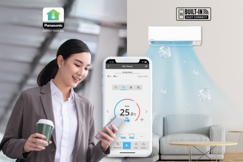 Điều hoà Panasonic Inverter 9000 BTU 1 chiều CU/CS-RU9AKH-8 gas R-32 Điều hoà Panasonic Inverter 9000 BTU 1 chiều CU/CS-RU9AKH-8 gas R-32