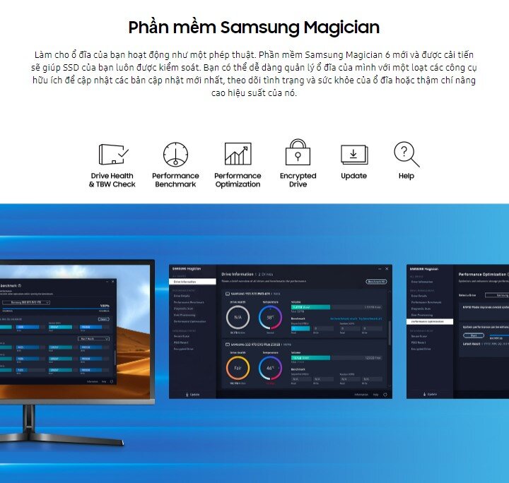 Phần mềm ổ cứng SSD Samsung 870 EVO 500GB