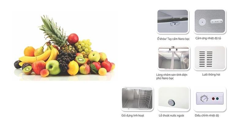 Tủ đông Kangaroo KG298VC1- 298L, 1 ngăn đông