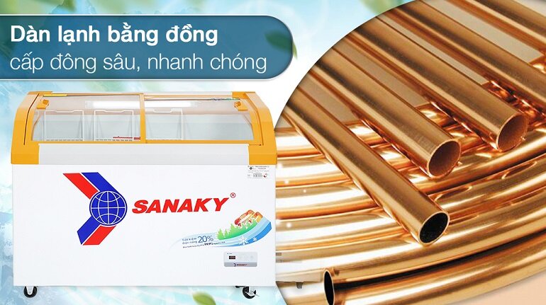 Tủ đông Sanaky inverter 1 ngăn 500 lít VH-899K3A