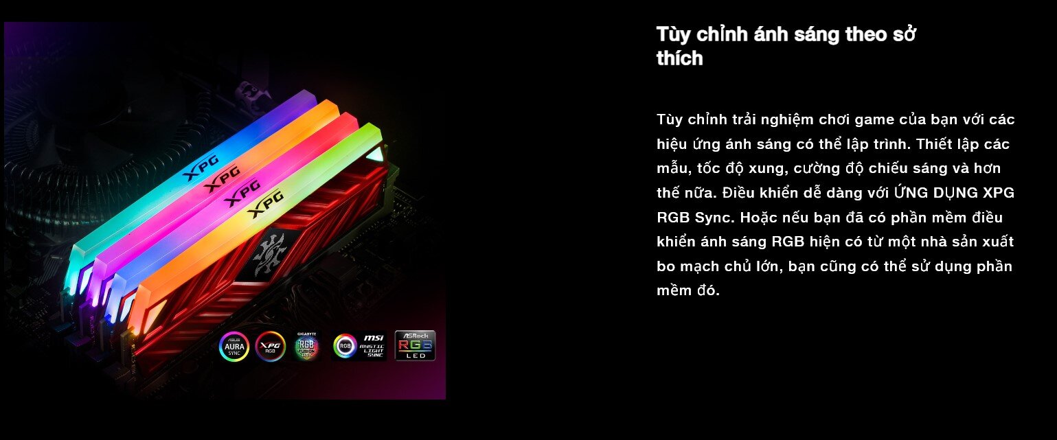 Ram Desktop Adata XPG Spectrix D41 RGB 