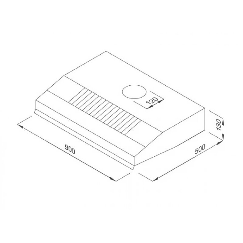 Máy hút mùi Malloca H342.9 TC