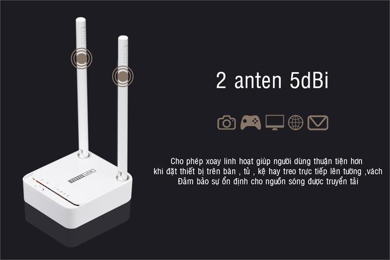 Bộ phát Wifi chuẩn N TOTOLINK N200RE V3 300Mbps Bộ phát Wifi chuẩn N TOTOLINK N200RE V3 300Mbps