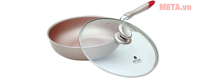 Chảo chống dính sâu lòng Elmich đáy từ EL-1164 Helen 28cm 2351164E