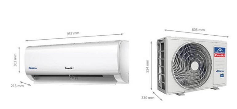 Điều hòa Funiki Inverter 18000 BTU 2 chiều HIH18TMU gas R-32 2 Thiết kế điều hòa Funiki HIH18TMU (HIH 18TMU)