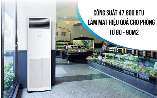 Máy lạnh tủ đứng Daikin Inverter FVA140AMVM/RZF140CVM phù hợp cho không gian từ 80 - 90m2