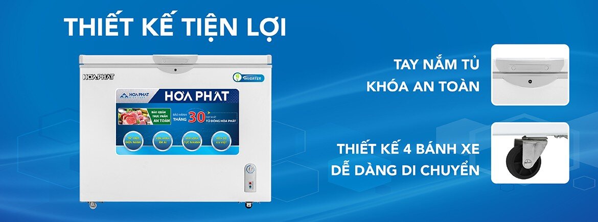 Tủ đông Funiki - Hòa Phát 1 ngăn 252 lít HCF 516S1N