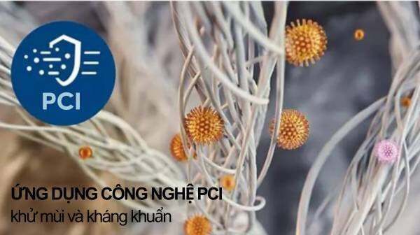 Công nghệ PCI khử mùi và kháng khuẩn Công nghệ khử mùi và kháng khuẩn của Philips AC0950/10