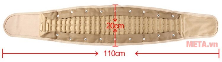 Đai hơi kéo giãn cột sống Lumbar Traction Belt CR-801