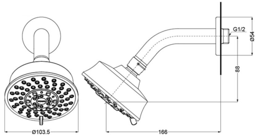 Bát sen gắn tường TOTO TBW03001B