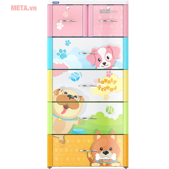 Tủ nhựa Tabi-M Duy Tân 5 ngăn Tủ nhựa Tabi-M Duy Tân 5 ngăn