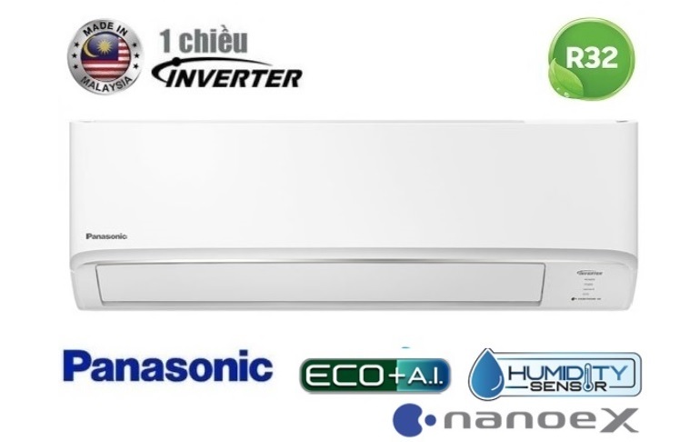 Điều hòa Panasonic Inverter 18000 BTU 1 chiều CU/CS-U18ZKH-8 gas R-32 3 Điều hòa Panasonic CU/CS-U18ZKH-8 được trang bị công nghệ Inverter tiết kiệm điện