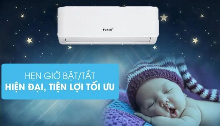 Điều hòa Funiki 9000 BTU 2 chiều HSH 10TMU gas R32