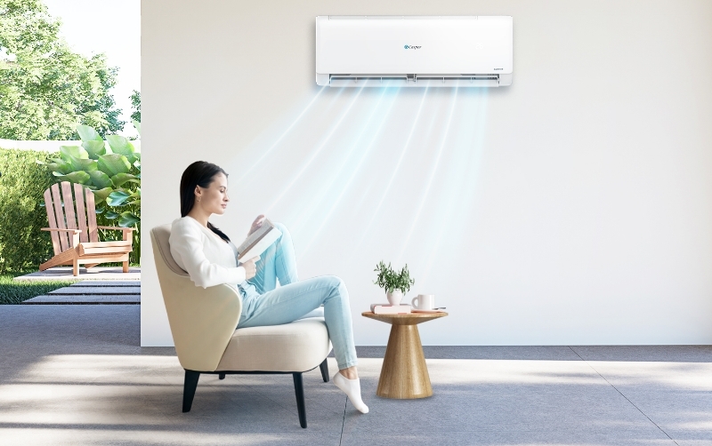 Điều hòa Casper Inverter 9000 BTU 1 chiều TC-09IS36 gas R-32 5 Điều hòa Casper Inverter 9000 BTU 1 chiều TC-09IS36 cảm biến thông minh