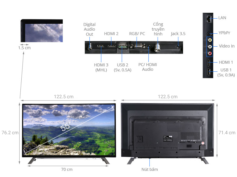 Smart Tivi Cong OLED LG 55 inch 55C6T Smart Tivi Cong OLED LG 55 inch 55C6T