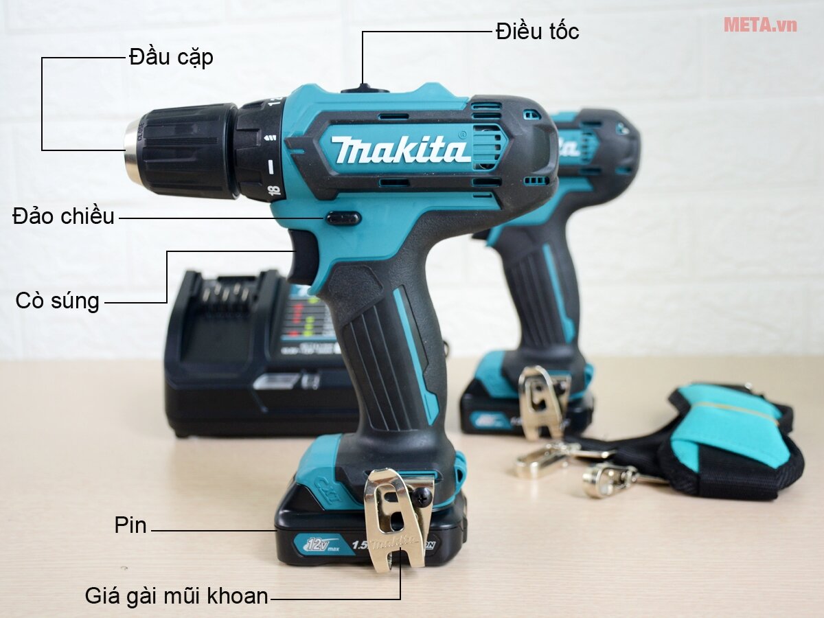 Bộ máy bắt vít chạy pin Makita CLX201S