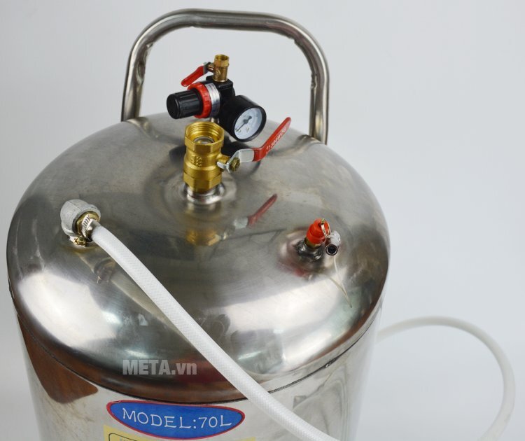 Bình bọt Kocu inox bình thấp (70 lít)