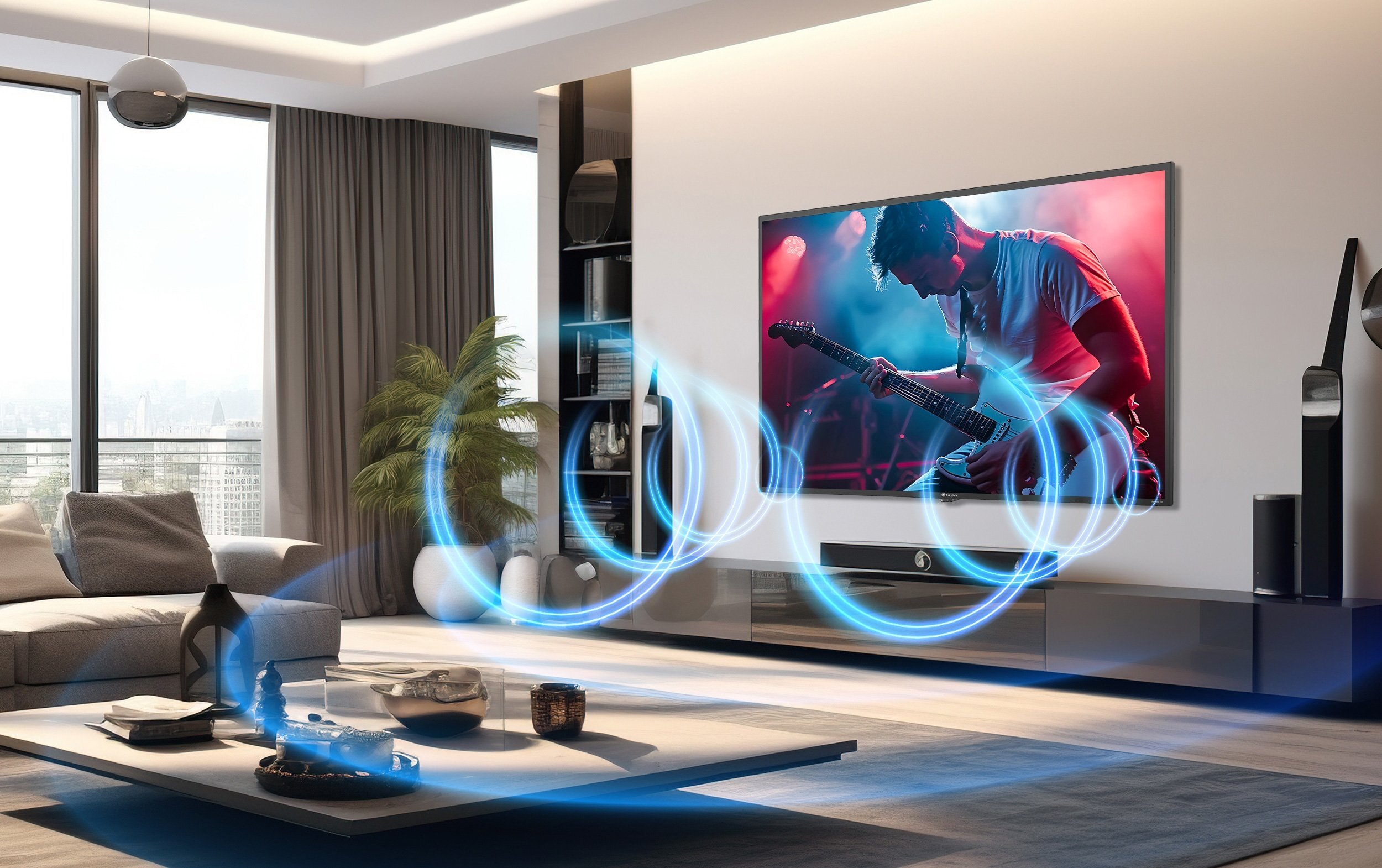 Trải nghiệm âm thanh rạp hát tại gia với Dolby Digital Plus Smart TV Casper E43FAC110