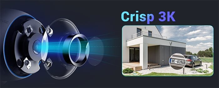 Camera Wifi Ezviz H3 3K 5MP