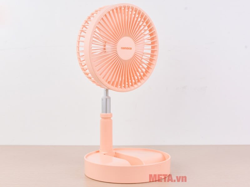 Hình ảnh quạt sạc điện Nanoco NFF1617P (Hồng)