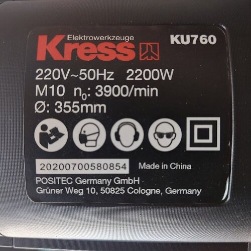 Máy Cắt Sắt Kress KU760 2200W