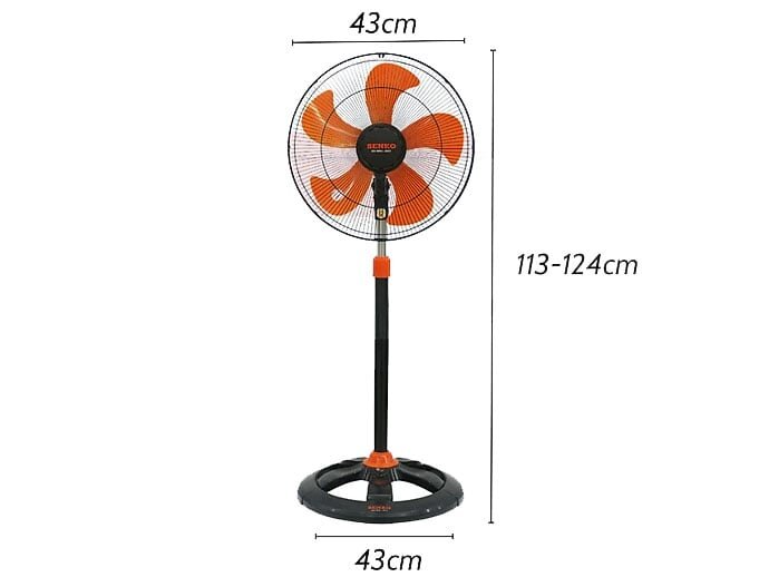 Quạt đứng Senko DCN1807 có khả năng tùy chỉnh độ cao Quạt đứng Senko DCN1807 có khả năng tùy chỉnh độ cao