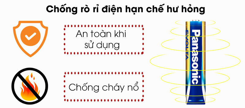 Pin AA 2 viên Panasonic Evolta LR6EG-2B-V