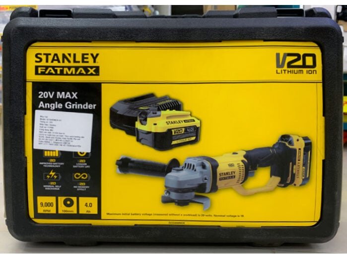 Máy mài góc đi kèm hộp đựng Máy mài góc Stanley SCG400M2K-B1