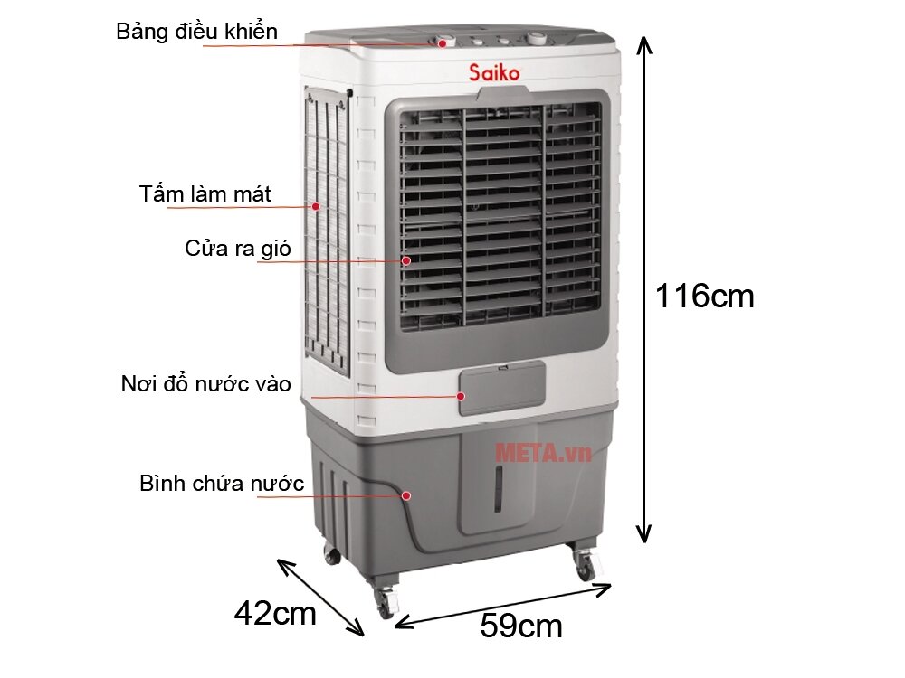 Máy làm mát không khí Saiko EC-6500CL