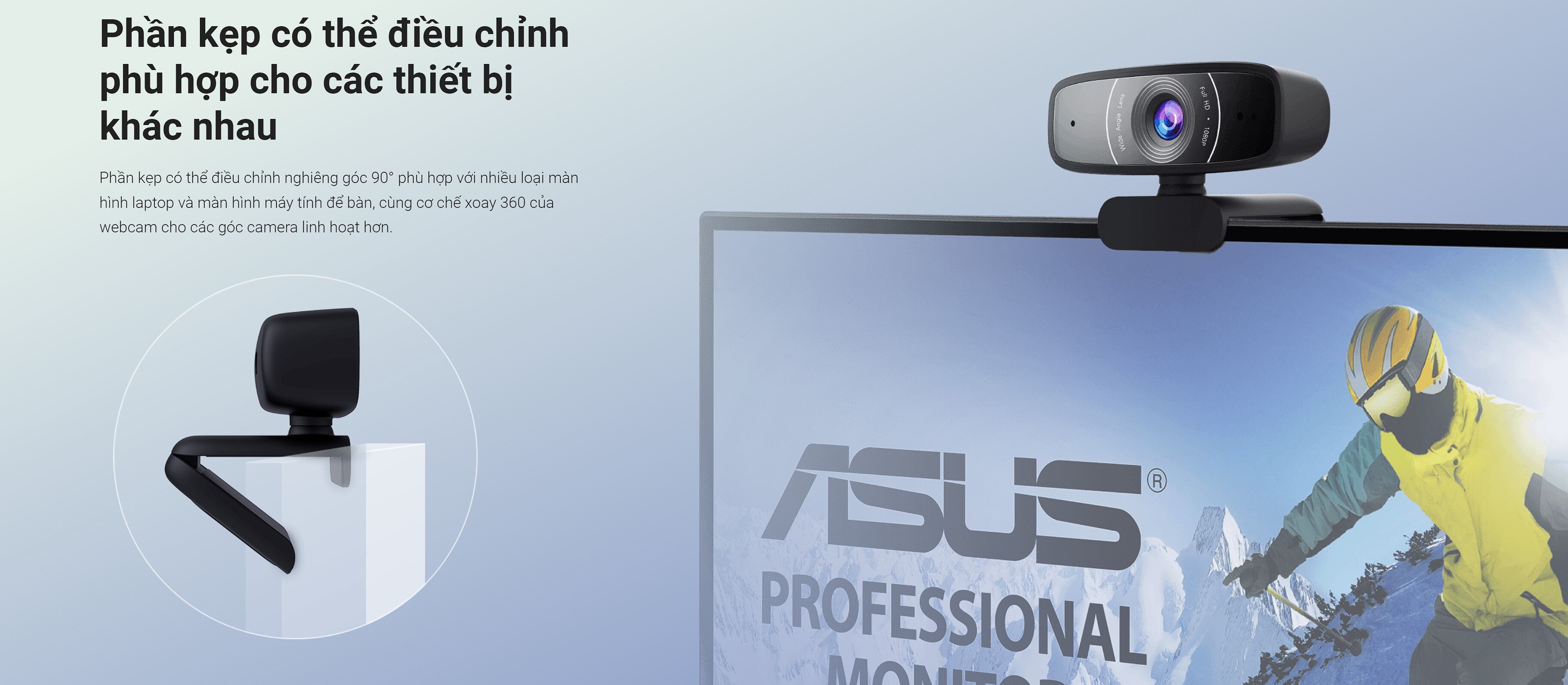 Webcam Asus C3 Full HD 1080P