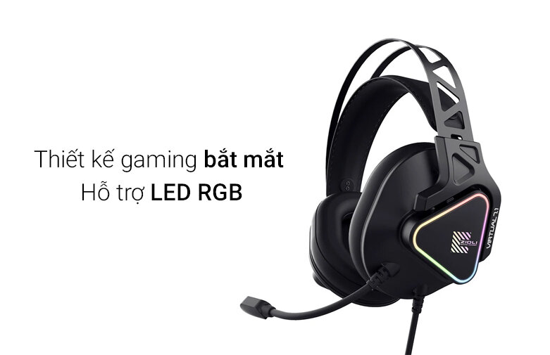 Tai nghe Gaming Zidli ZH27| Thiết kế gaming bắt mắt