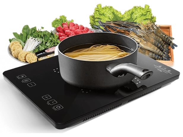 Smartcook ICS-3869 được thiết kế có 1 vùng nấu hiện đại