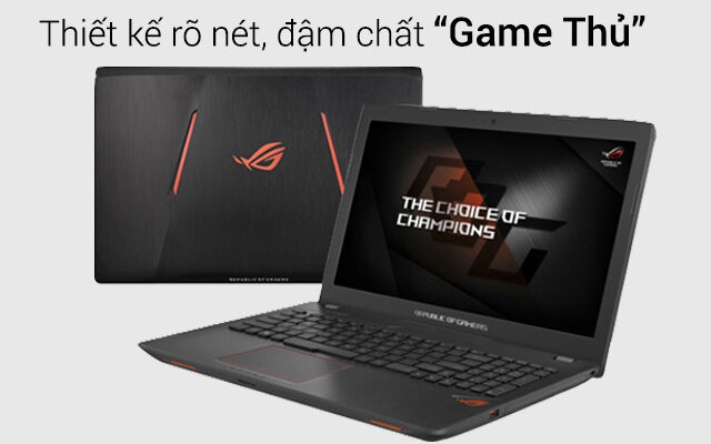 Laptop Asus GL553VD i7 7700HQ/8GB/1TB/4GB GTX1050/Win10/(FY884T)