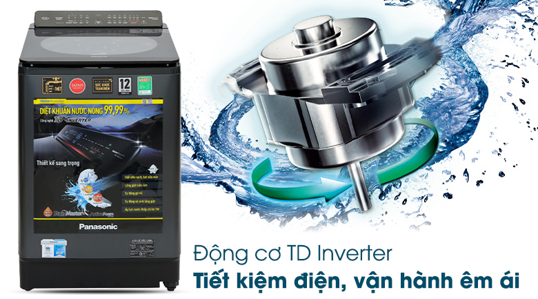 Máy giặt lồng đứng Panasonic 12.5 KG NA-FD125V1BV Máy giặt lồng đứng Panasonic 12.5 KG NA-FD125V1BV