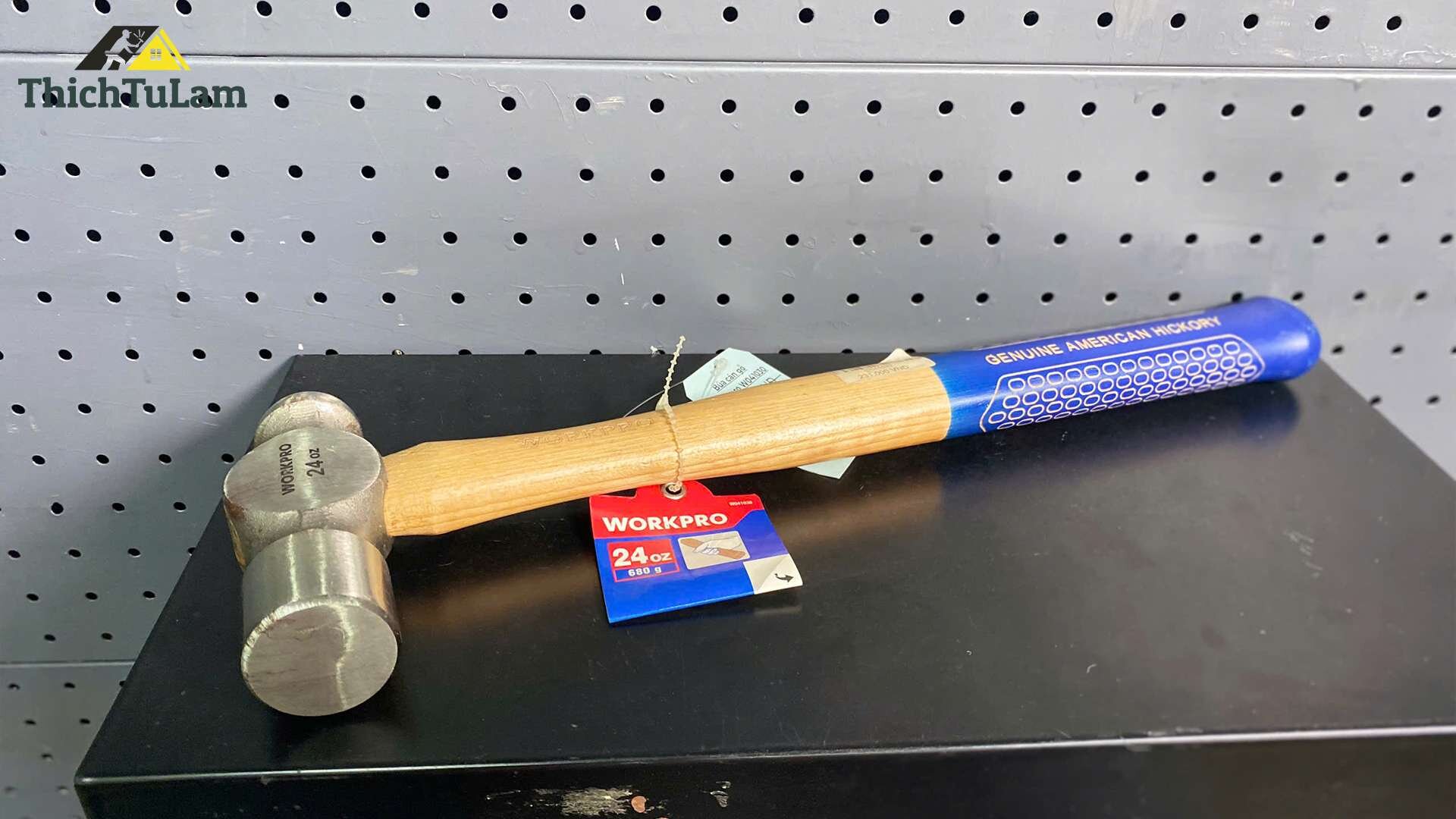 Búa cán gỗ đầu bi 2 chức năng 24oz Workpro W041030