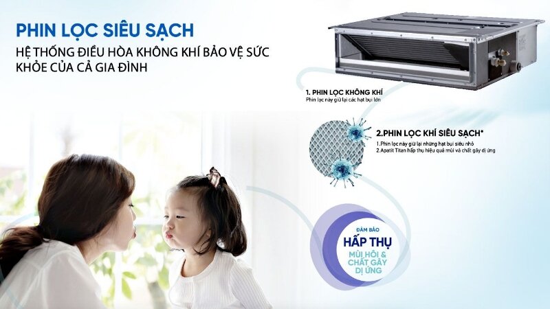 điều hòa Multi Daikin Inverter 9000 BTU 2 chiều CDXP25RVMV