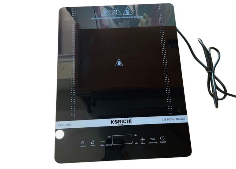 Bếp hồng ngoại dương 1 vùng nấu Korichi KRC-3266
