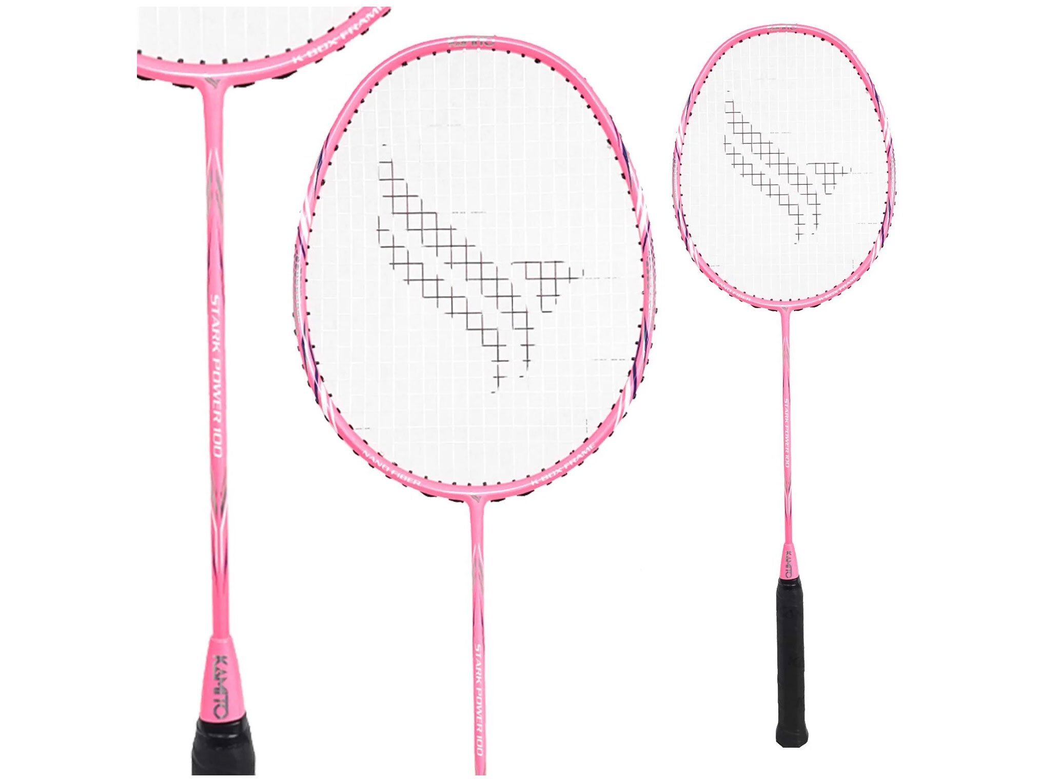 Vợt cầu lông màu hồng Kamito STARK POWER 100